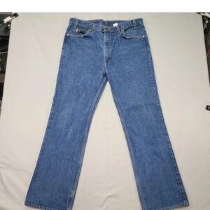 Vintage Levis 517 Orange Tab Bootcut Jeans 0697 38x32 Denim Original Levis